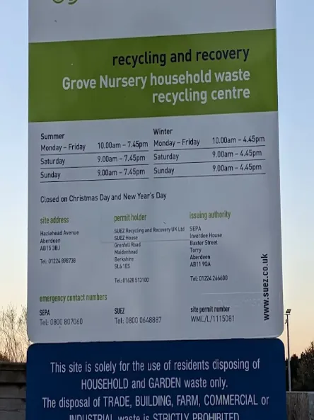 Hazlehead Recycling Centre