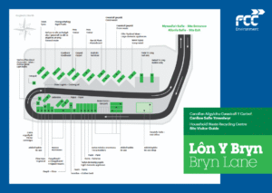 Bryn Lane Recycling Centre Site Map