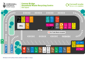 Connon Bridge Recycling Centre Layout