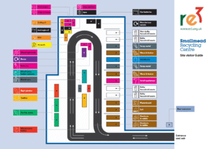 Smallmead Recycling Centre Site Map