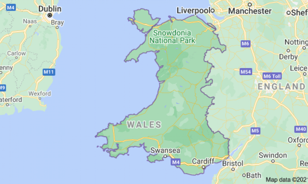 Map Of Wales
