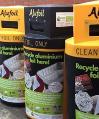 The D’urberville Centre Car Park Recycling Bank